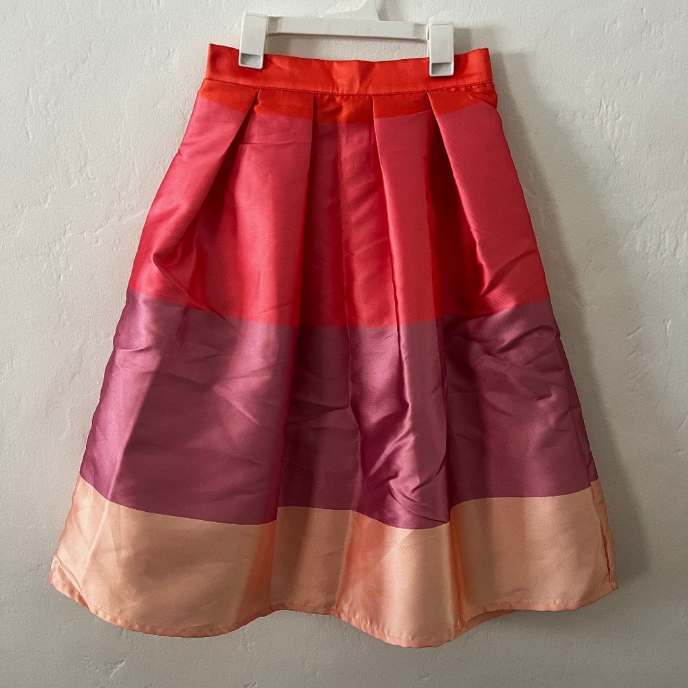 NWT Color-block Skirt